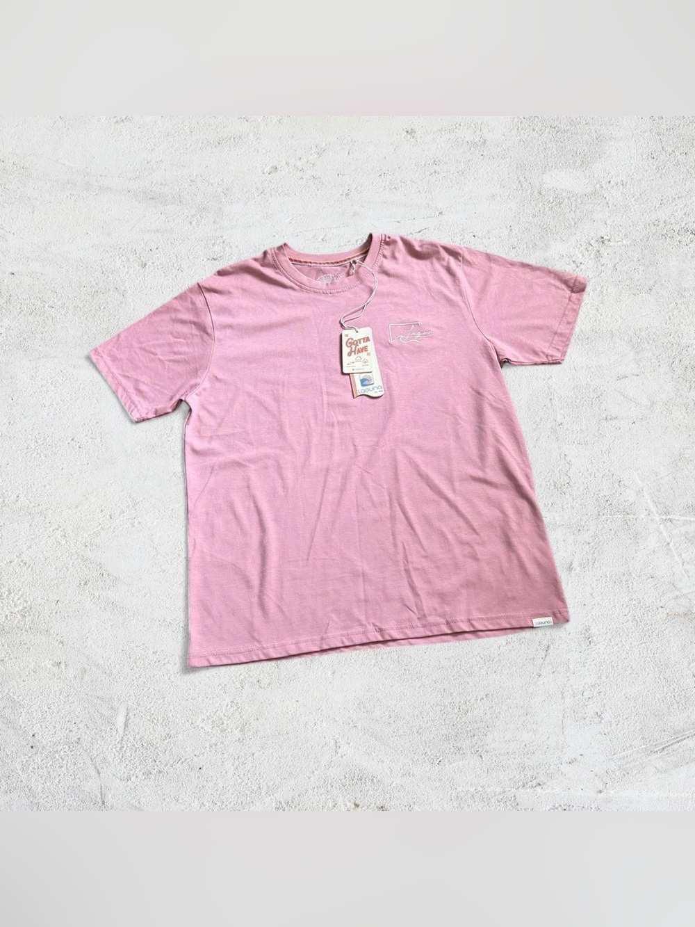 Laguna Beach Pink Crewneck graphic summer Tee